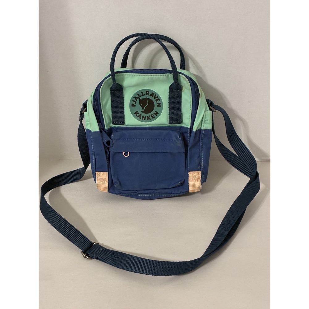 fjallraven kanken mini sling crossbody Bag Blue/green Outdoor Hiking